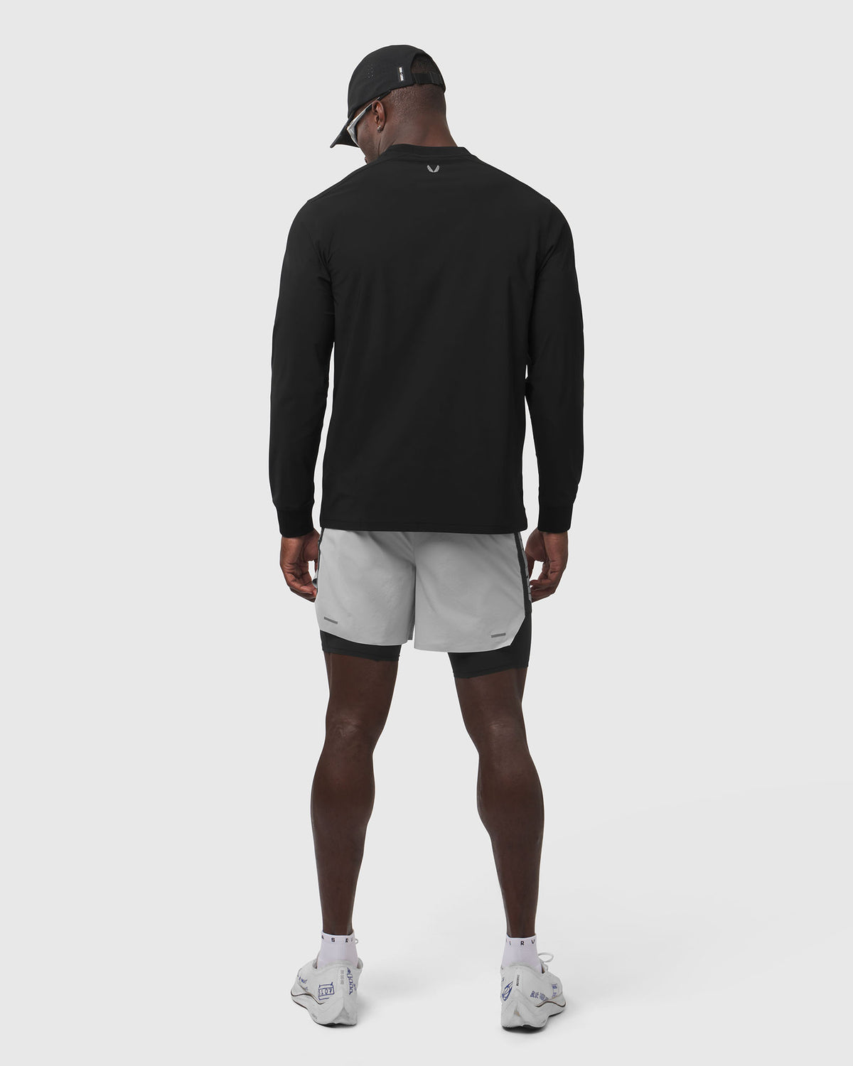 1240. Tetra-Lite® Quarter Zip Long Sleeve - Black