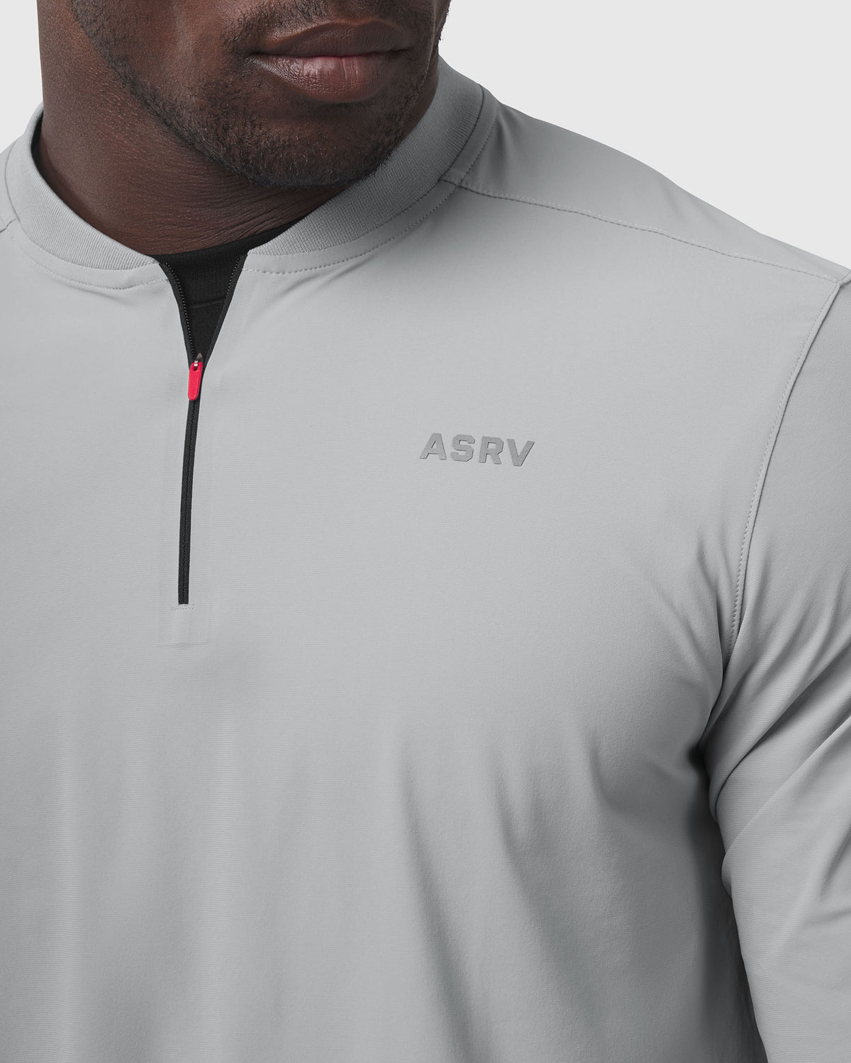 1240. Tetra-Lite™ Quarter Zip Long Sleeve - Slate Grey