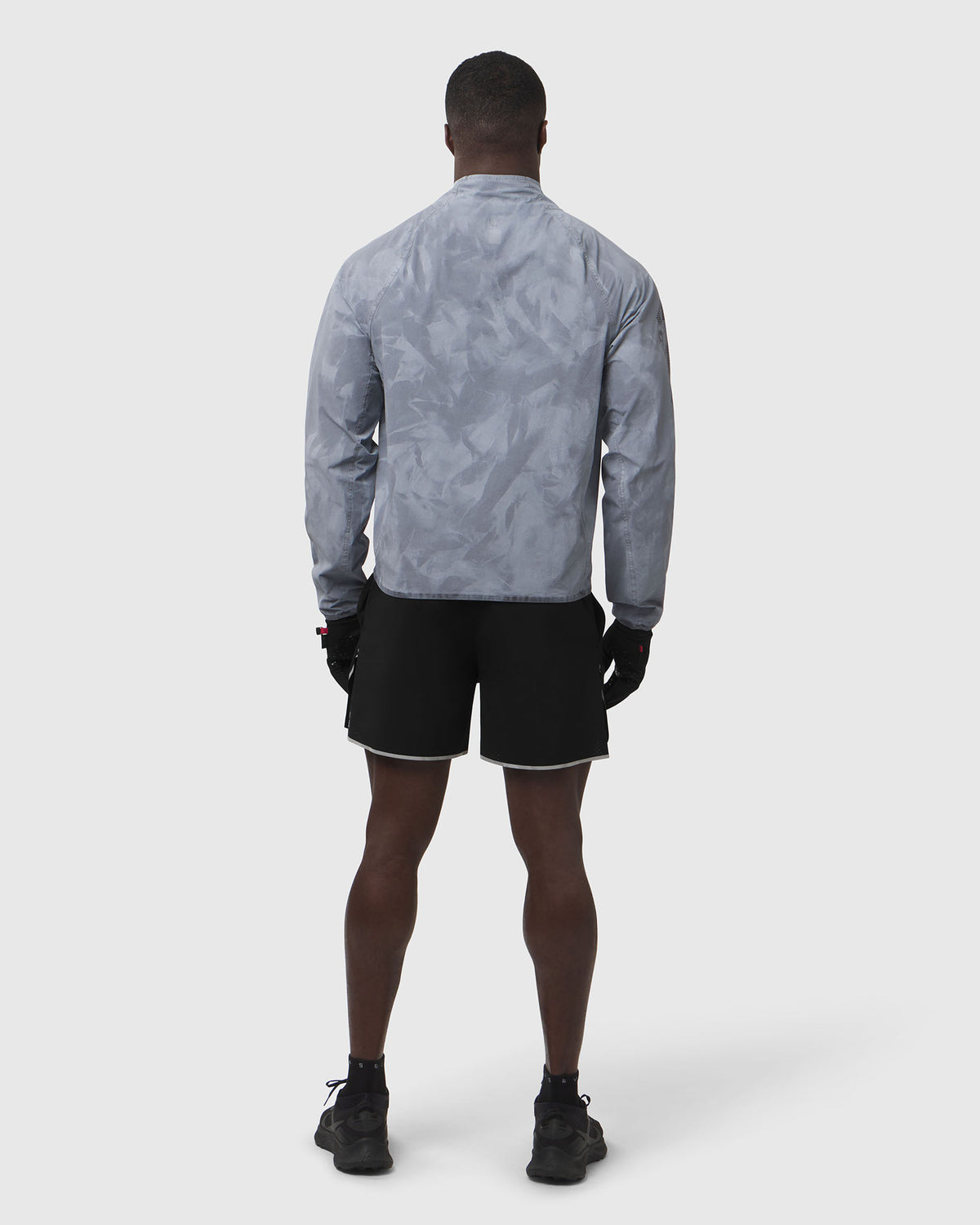 1243. Garment Dyed Ripstop Zip Jacket - Slate Grey