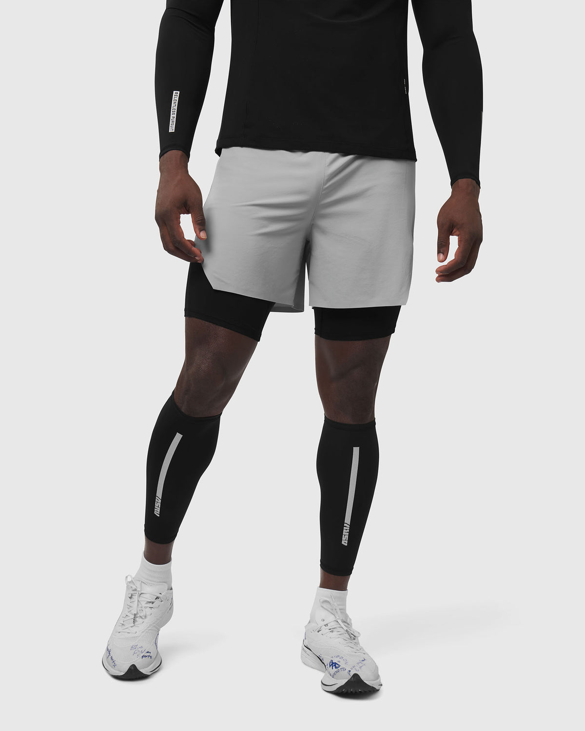 WarpFlexx® Calf Sleeve - Black "Blade"