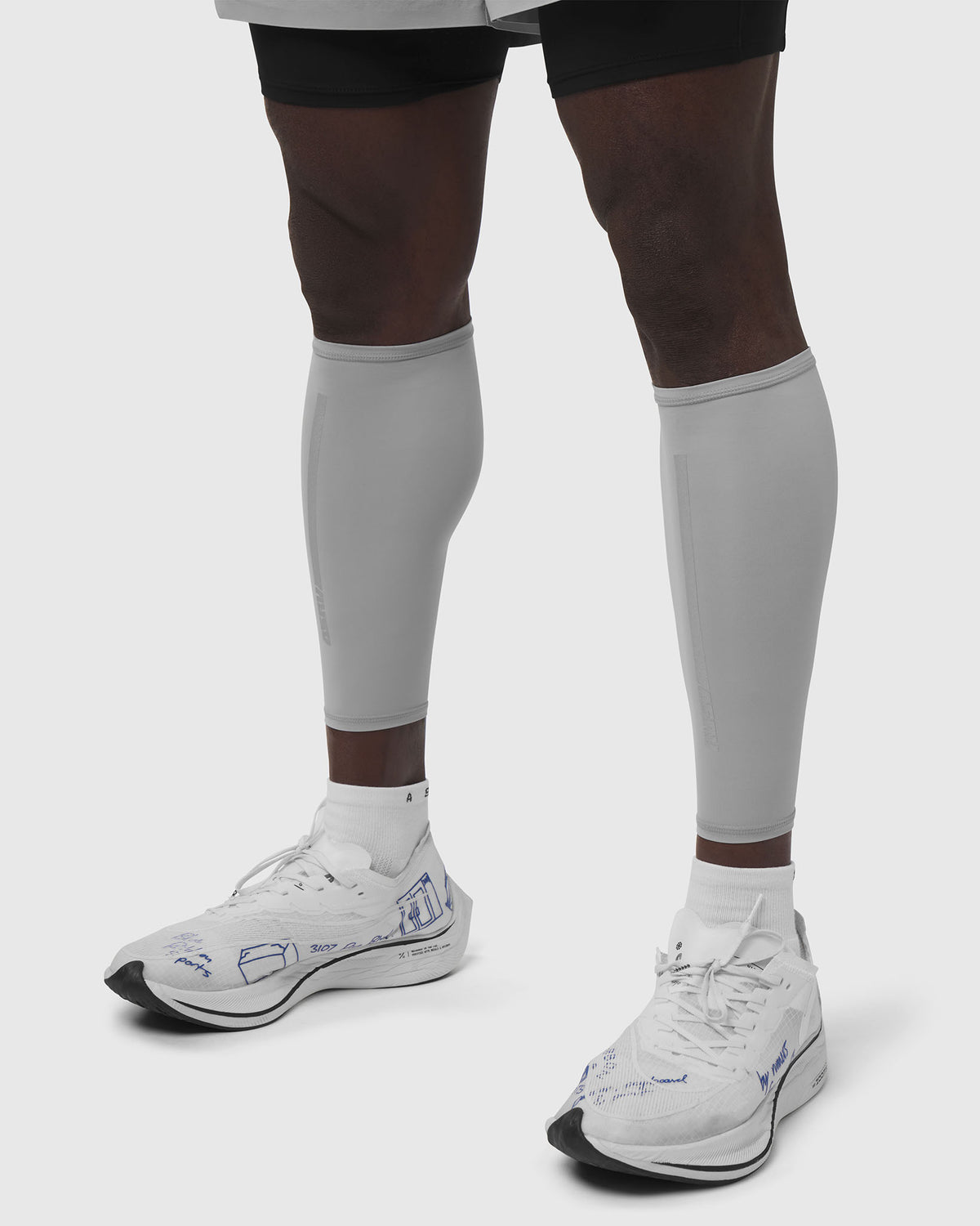 WarpFlexx® Calf Sleeve - Slate Grey "Blade"