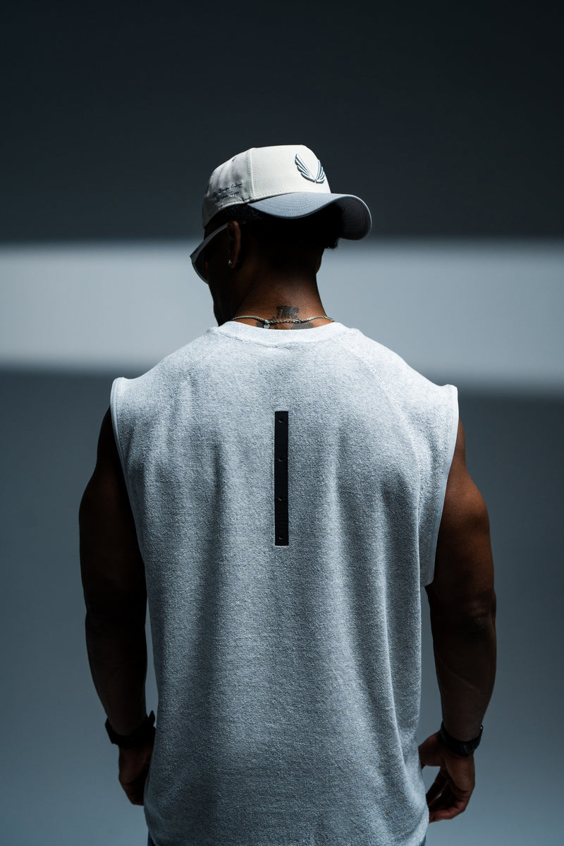 1092. Towel Terry Cutoff - Light Sky