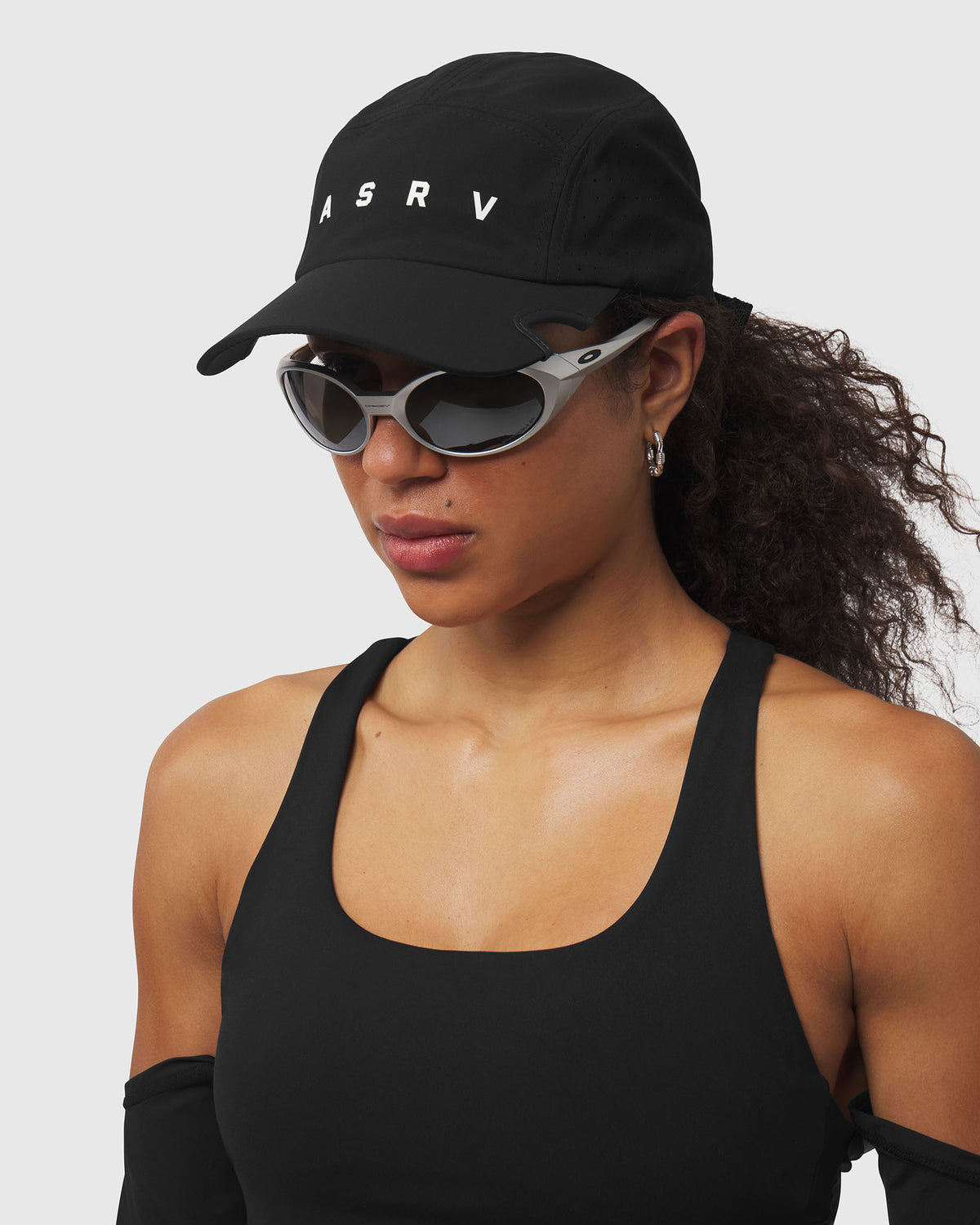 1255. Tetra-Lite® Notch® Hat - Black/White "ASRV"
