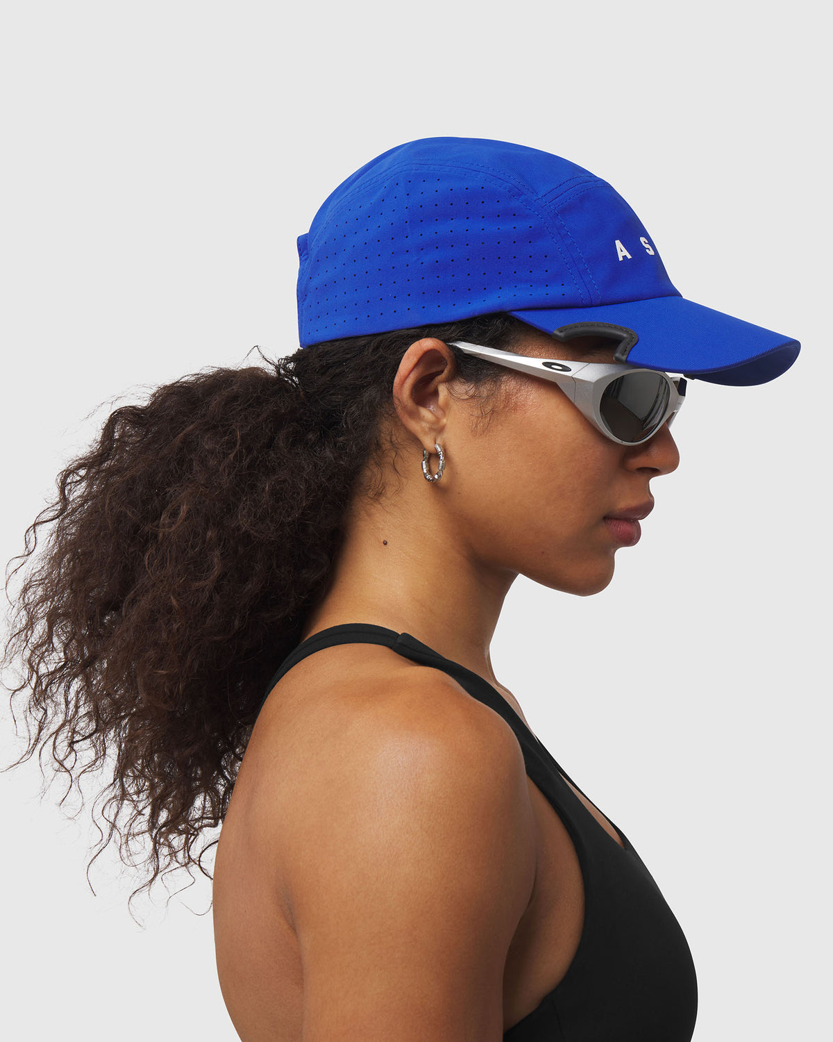 1255. Tetra-Lite® Notch® Hat - Electric Blue/White "ASRV"