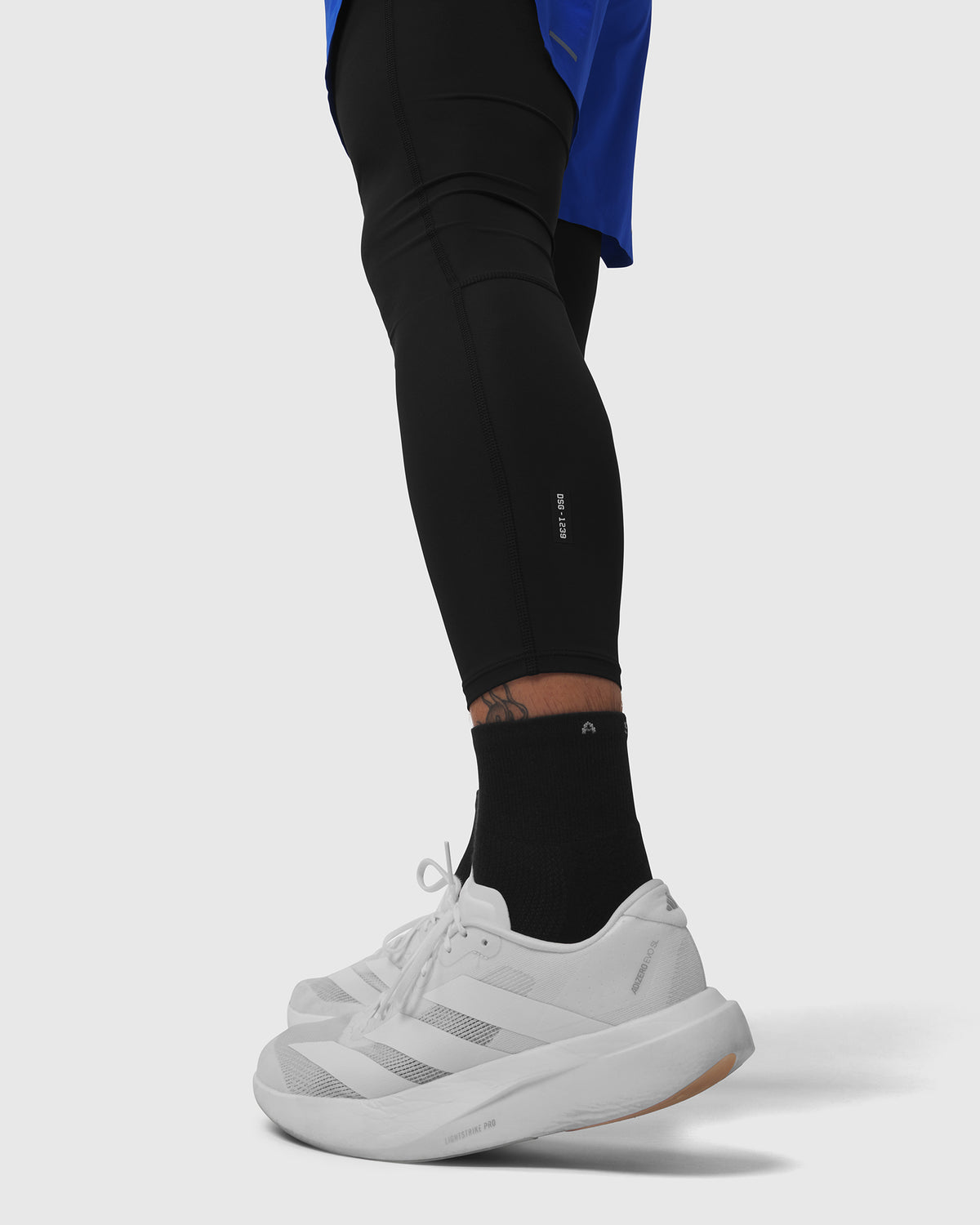 1239. Aerotex™ Hybrid Legging - Electric Blue/Black "Blade"