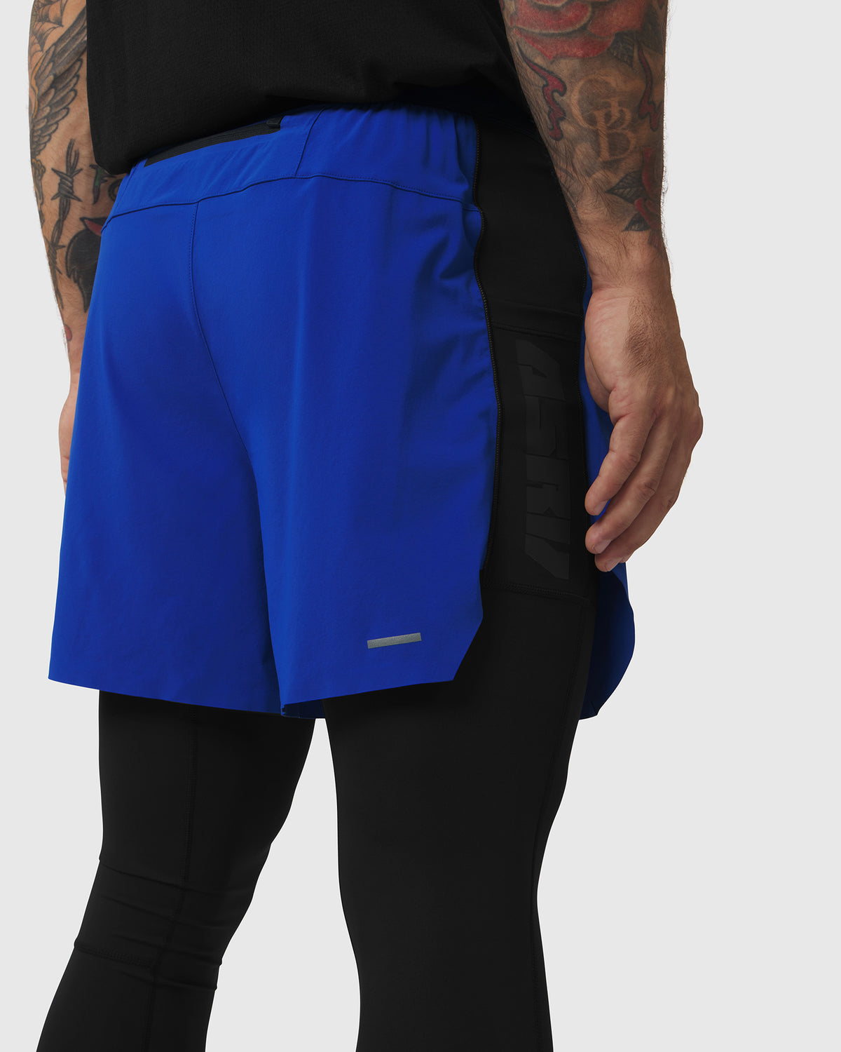 1239. Aerotex™ Hybrid Legging - Electric Blue/Black "Blade"