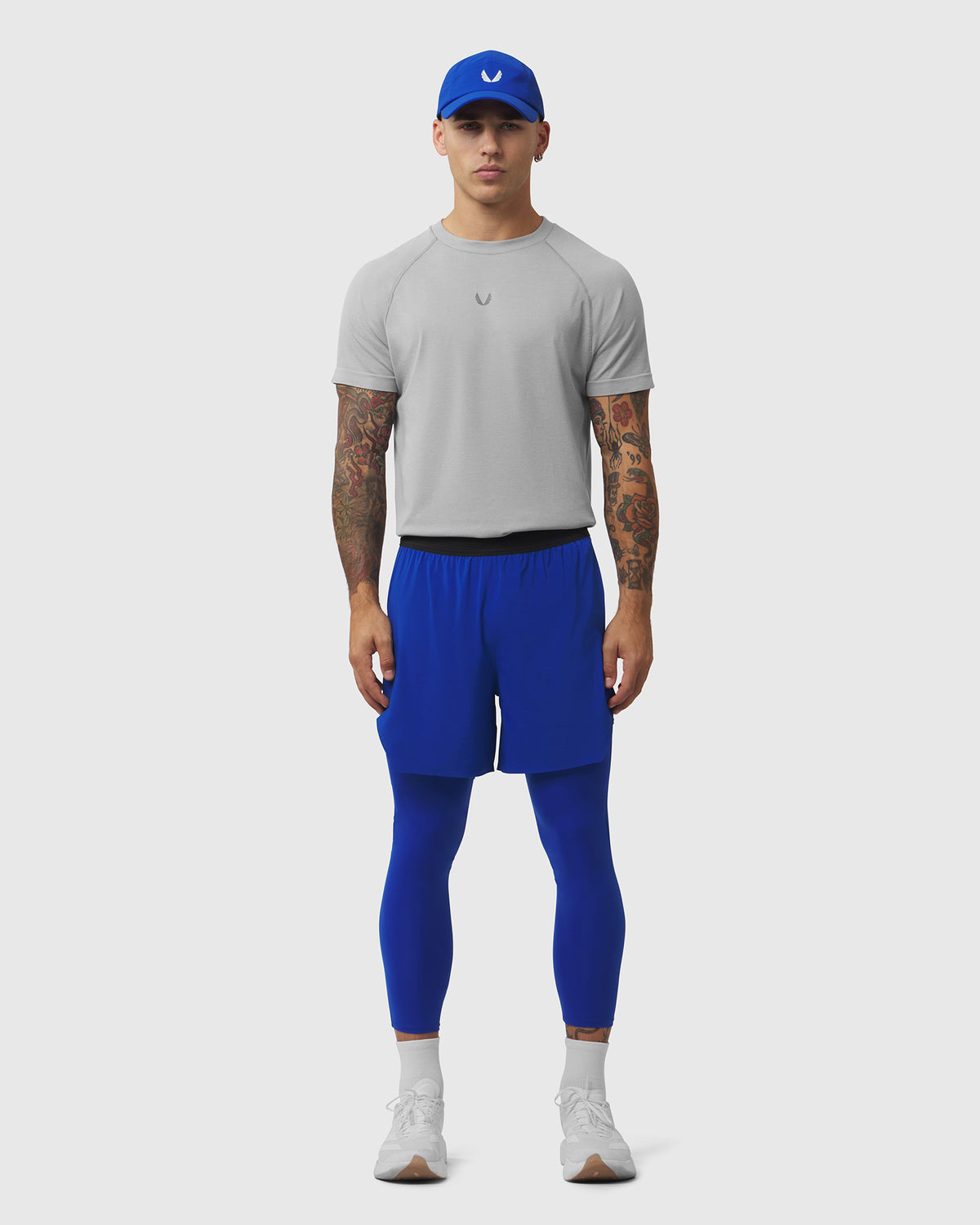 1239. Aerotex™ Hybrid Legging - Electric Blue/Electric Blue "Blade"