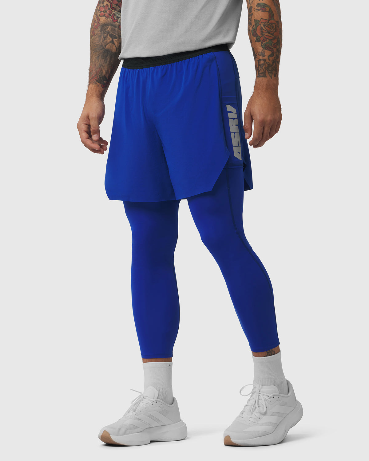 1239. Aerotex™ Hybrid Legging - Electric Blue/Electric Blue "Blade"