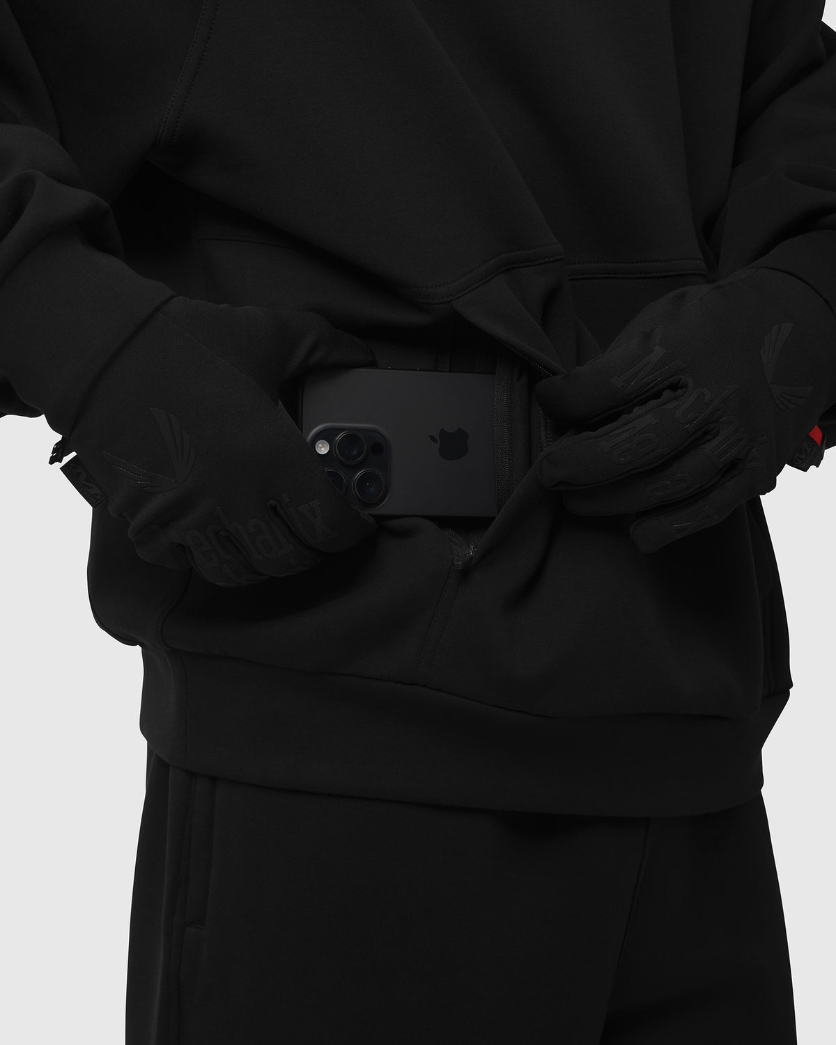 1245. DRI-CORE™ Hoodie - Black