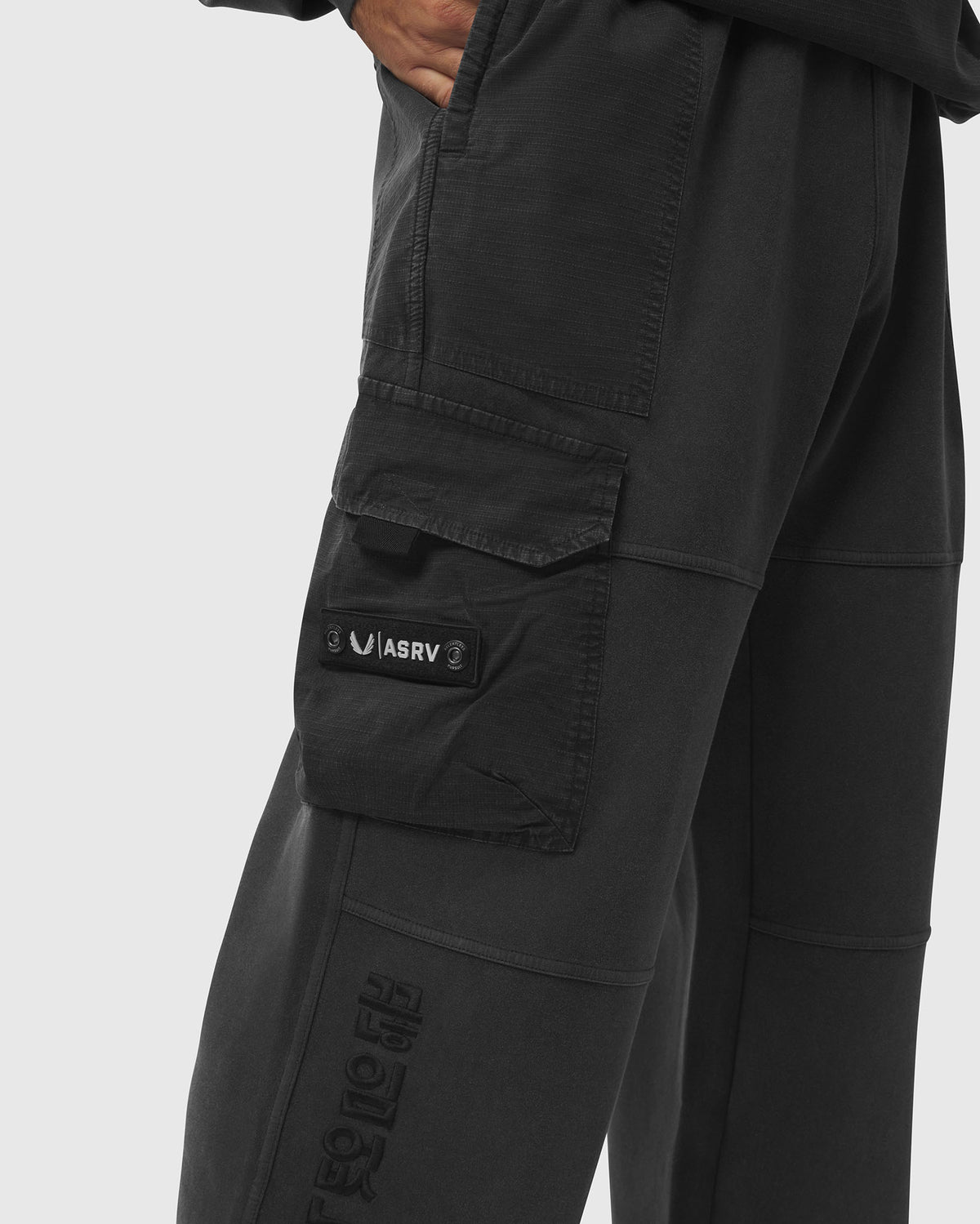1251. Garment Dyed Ripstop DRI-CORE™ Cargo Pant - Black