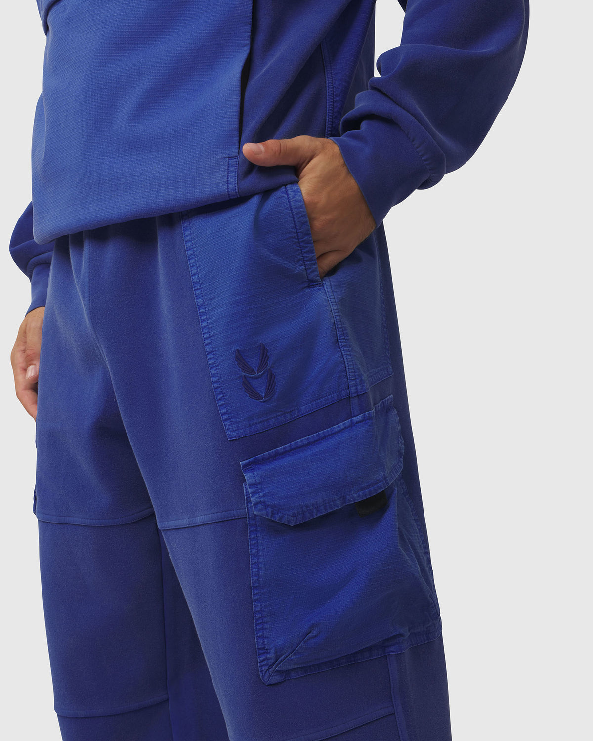 1251. Garment Dyed Ripstop DRI-CORE™ Cargo Pant - Electric Blue