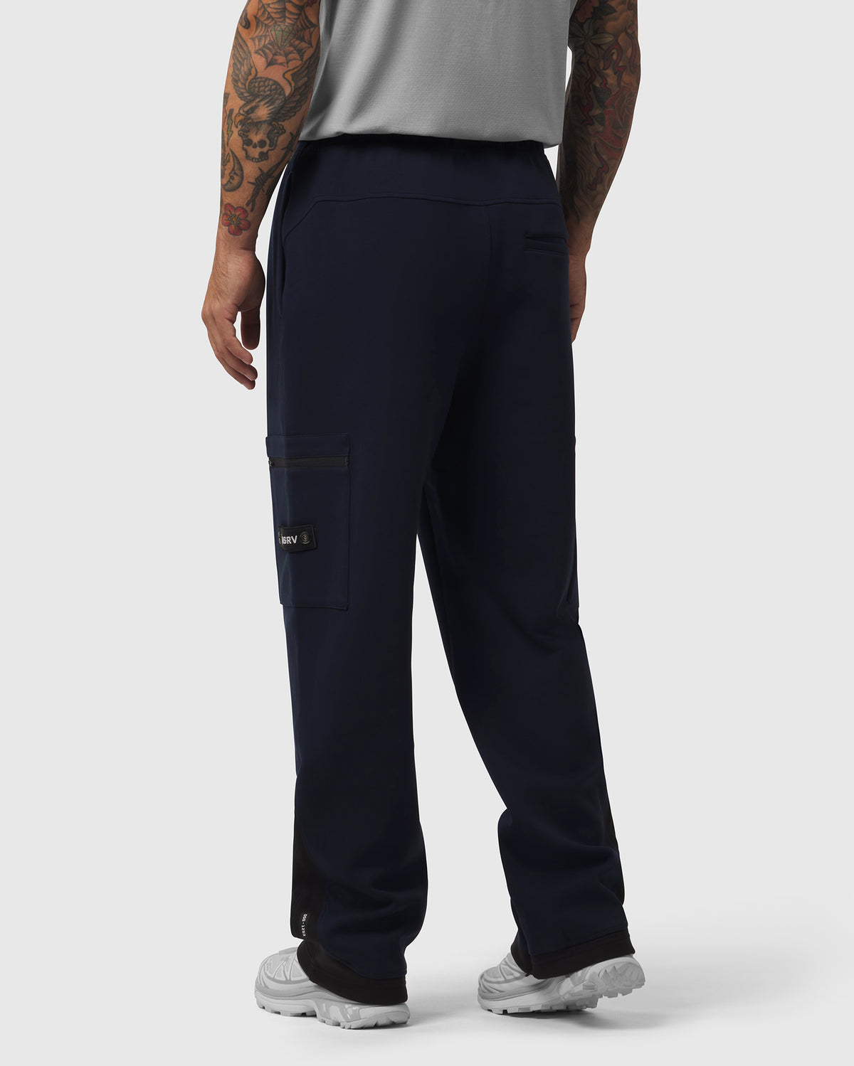 1253. DRI-CORE™ Straight Leg Cargo Sweats - Navy