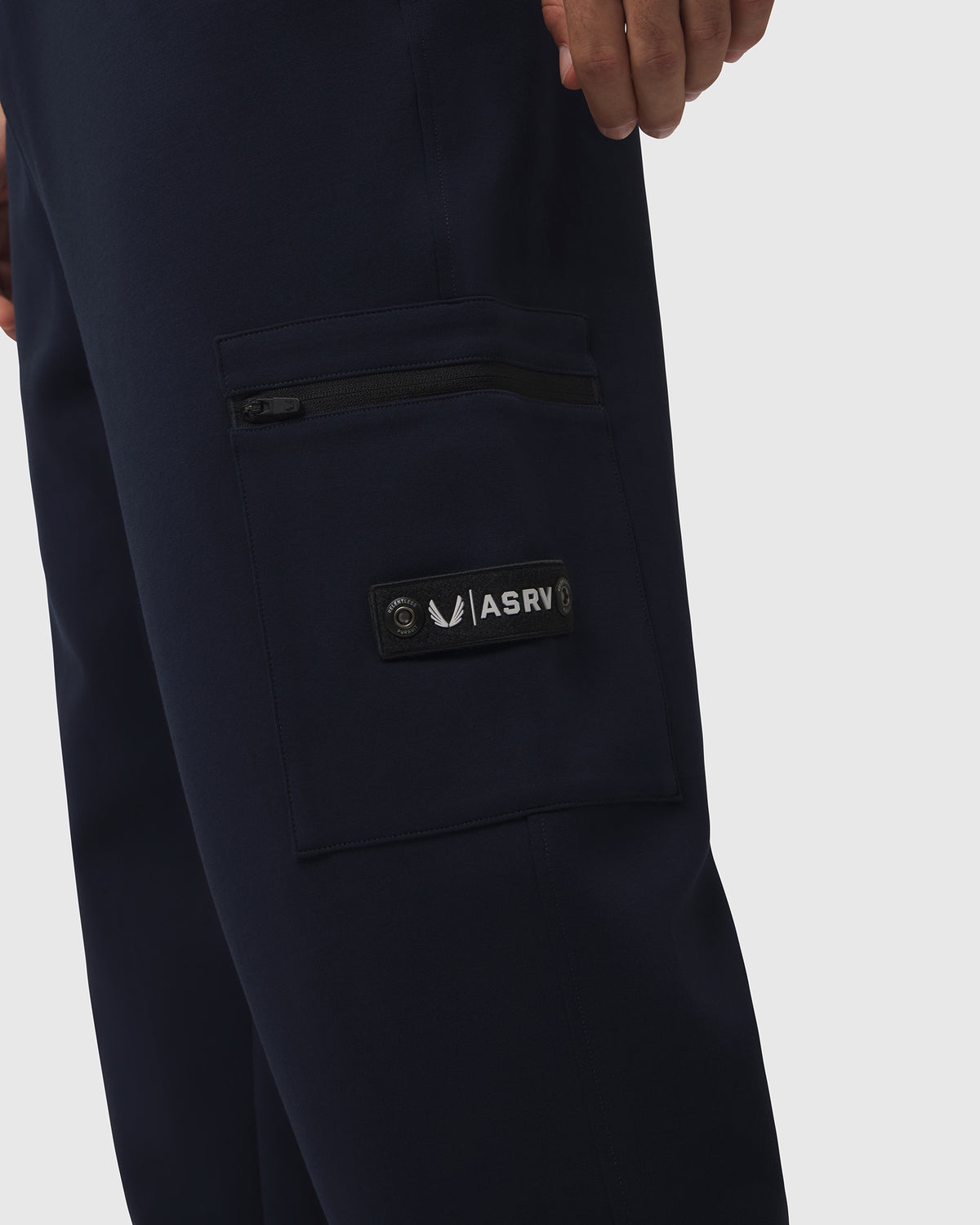 1253. DRI-CORE™ Straight Leg Cargo Sweats - Navy