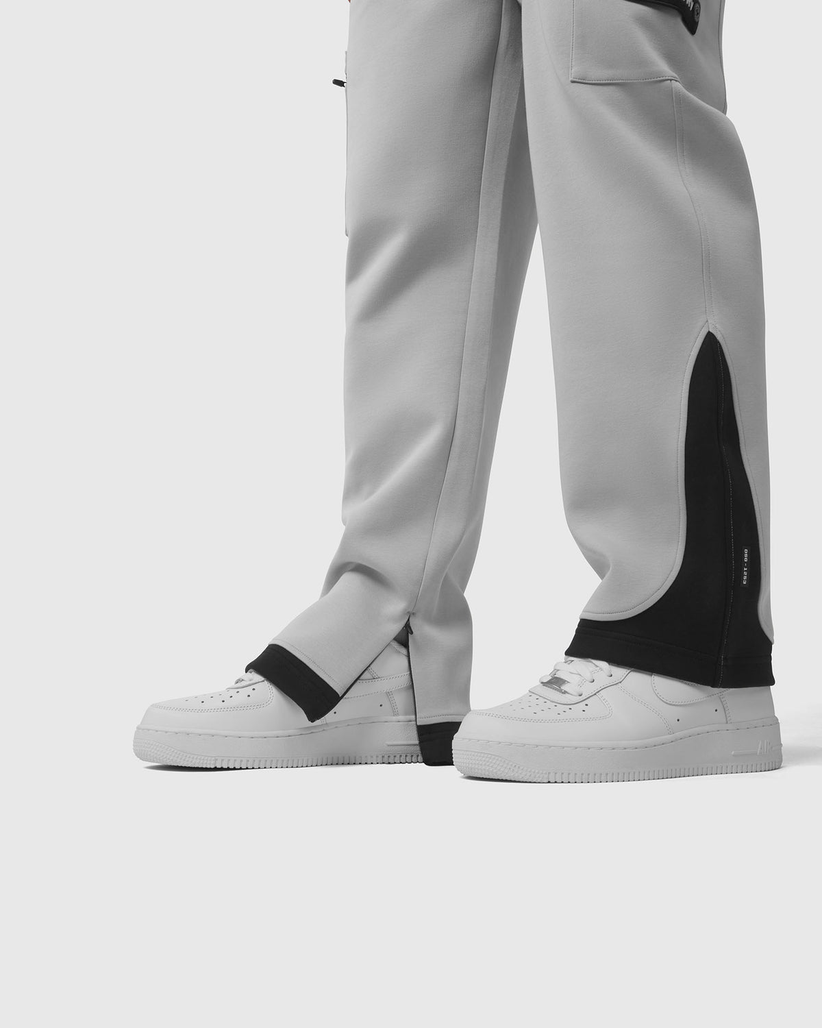 1253. DRI-CORE™ Straight Leg Cargo Sweats - Slate Grey