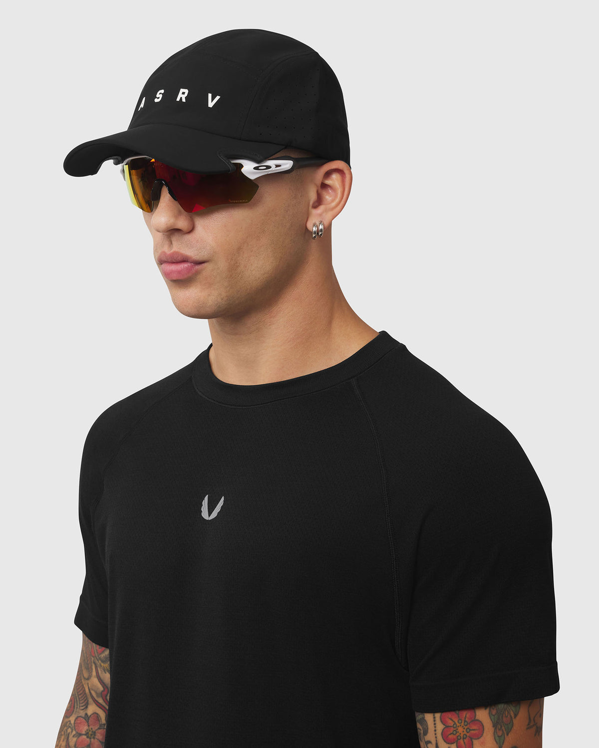 1255. Tetra-Lite® Notch® Hat - Black/White "ASRV"