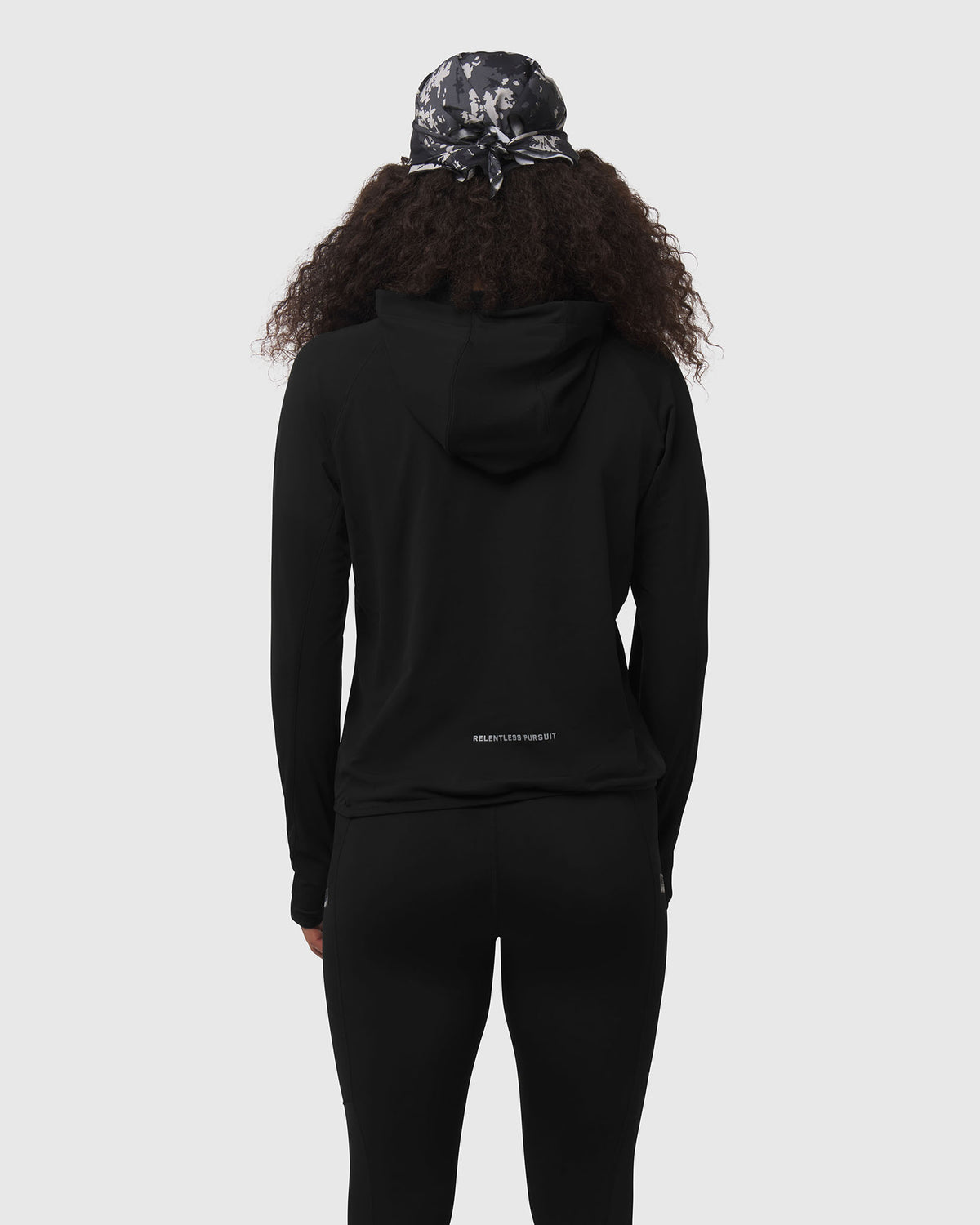 W122. Thermal Training Hoodie - Black