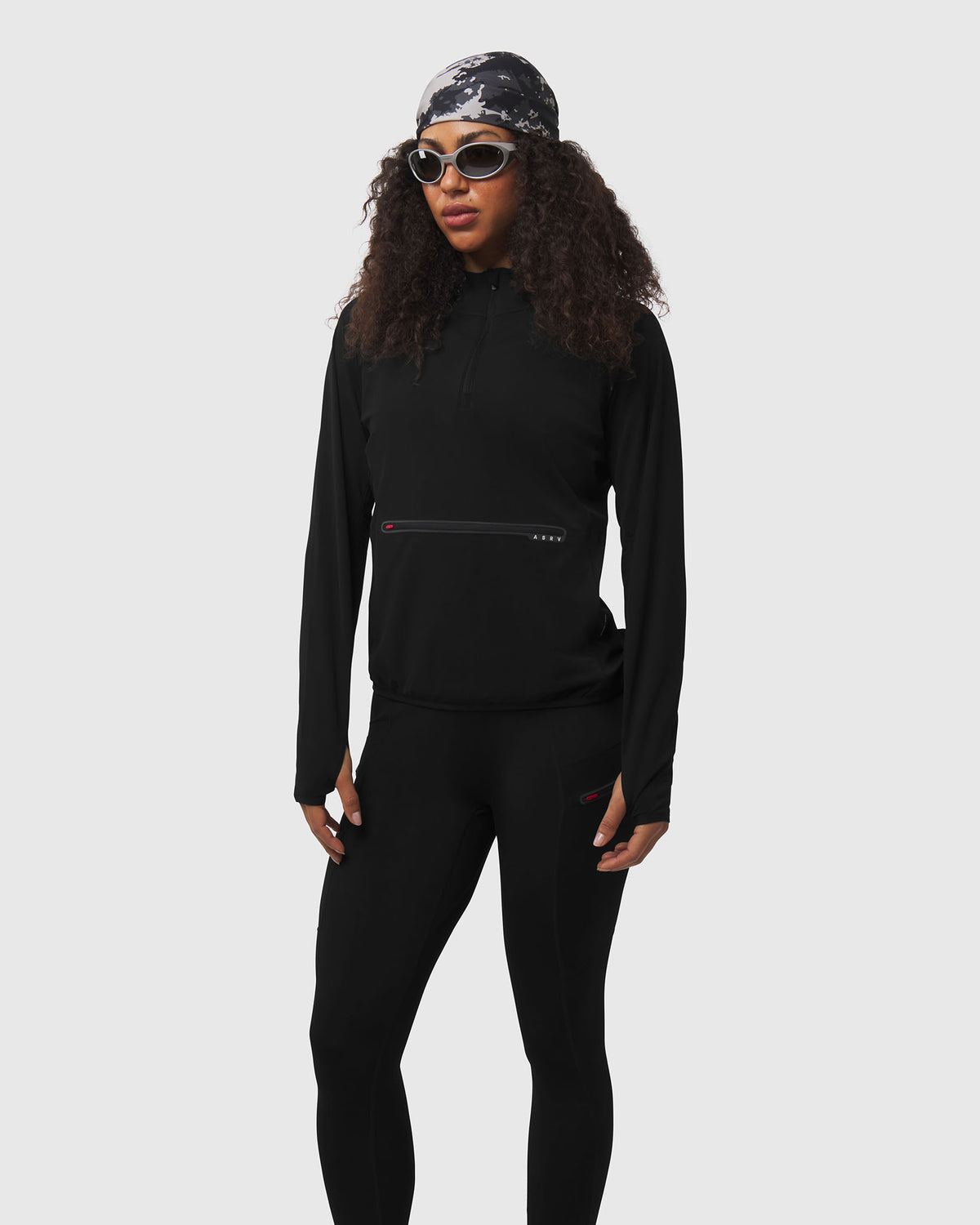 W122. Thermal Training Hoodie - Black
