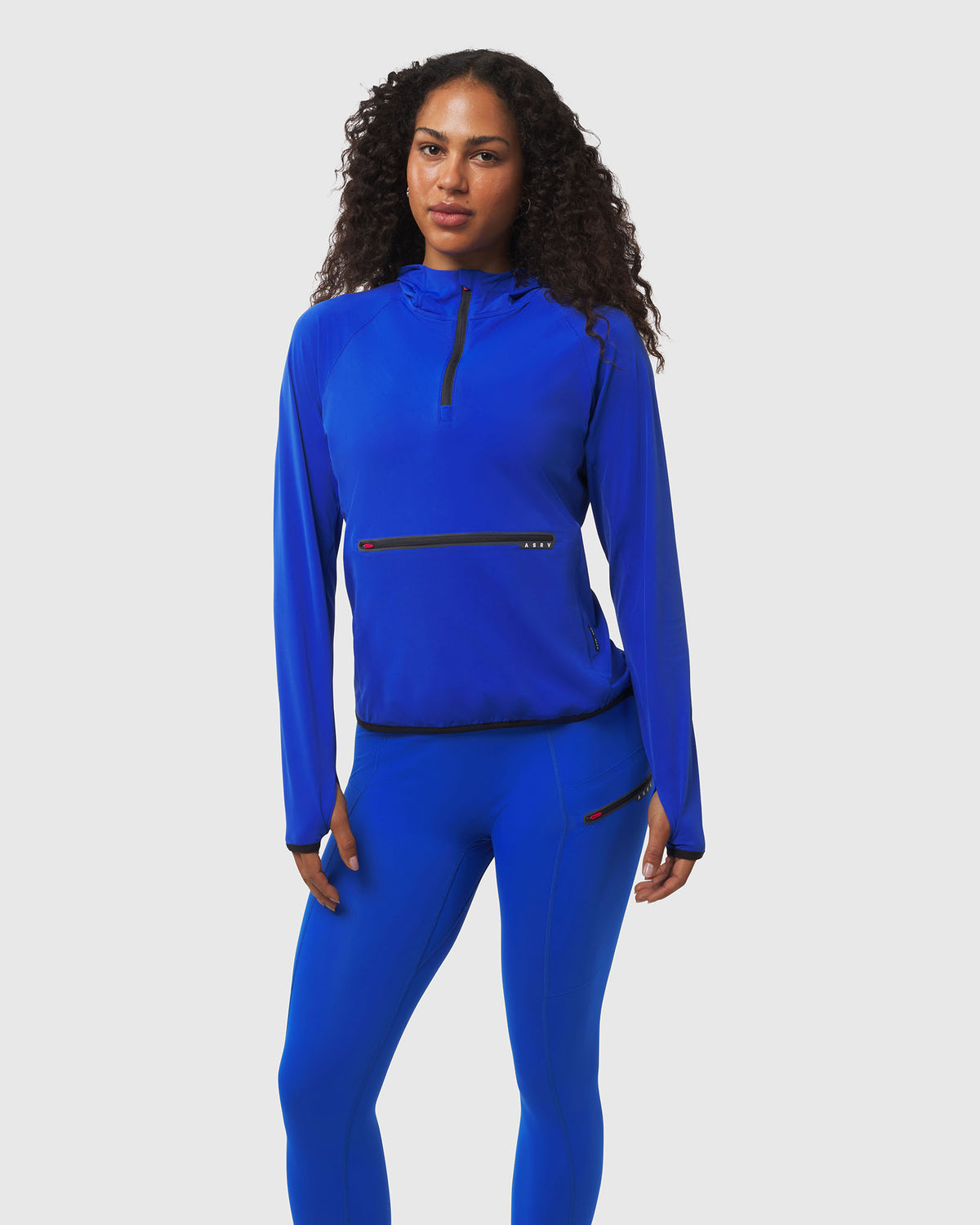 W122. Thermal Training Hoodie - Electric Blue