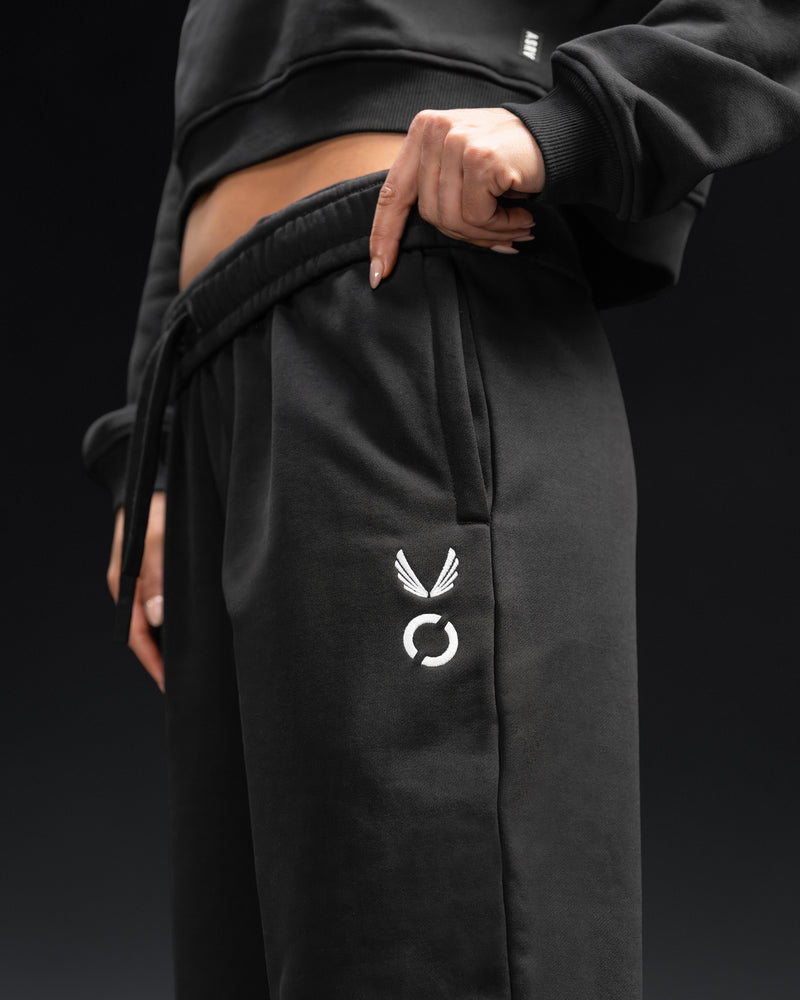 ASRV x Equinox Sorona® French-Terry Oversized Jogger - Black