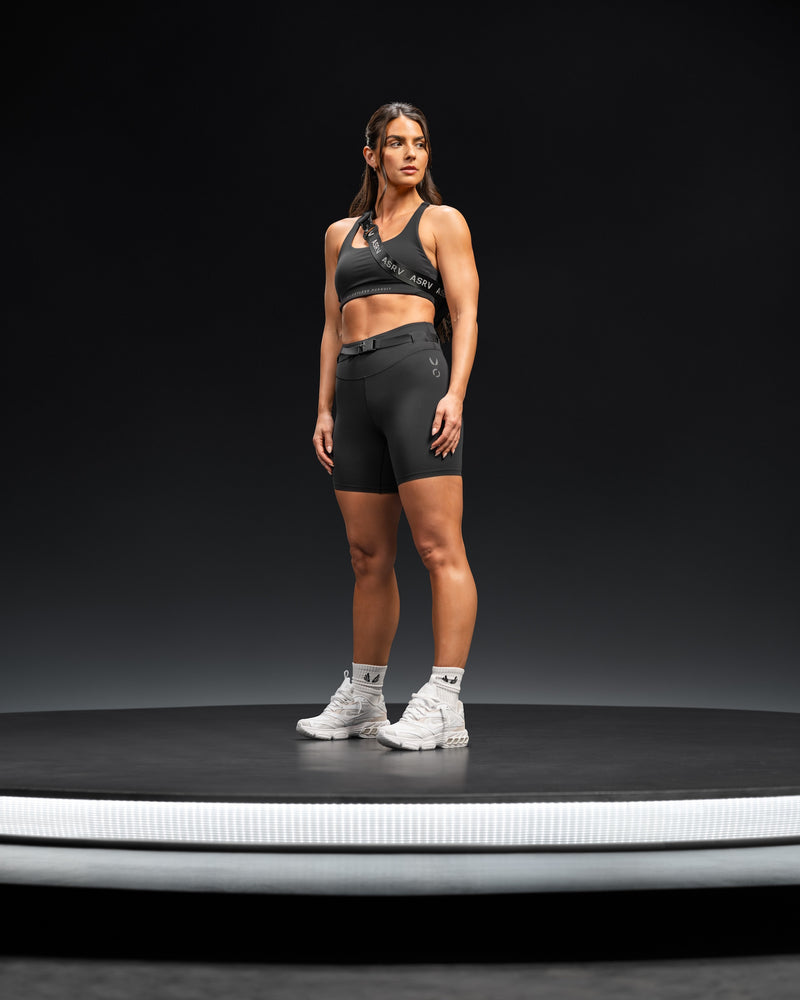 ASRV x Equinox Lycra® Hybrid Sports Bra - Black