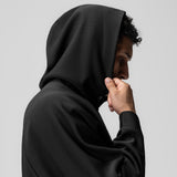 1019. Deltapeak® Oversized Hoodie - Black