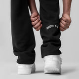 1034. Deltapeak® Straight Leg Sweats - Black