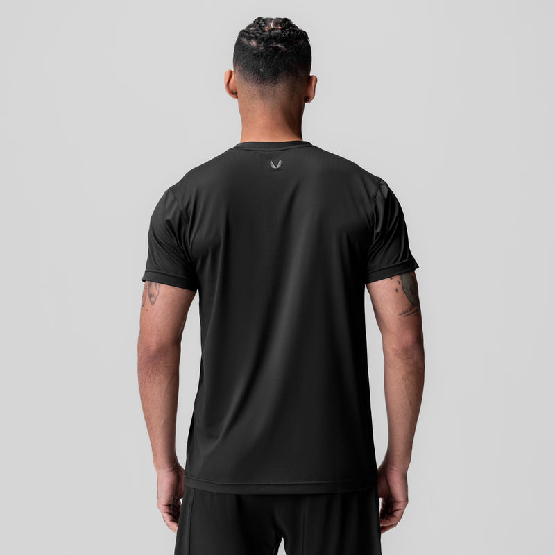 1015. AeroSilver® Essential Tee - Black