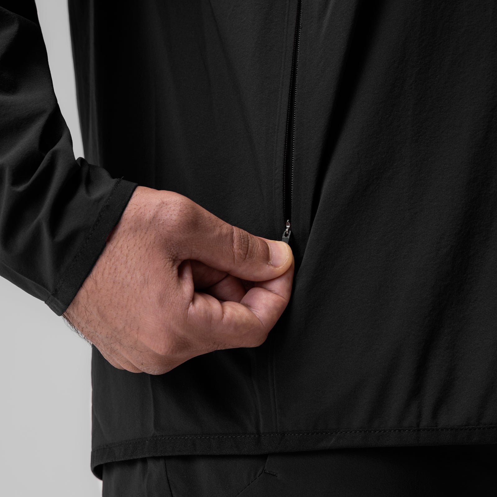 1018. Aerotex™ Weather-Ready Bonded Windbreaker - Black – ASRV