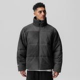 0900. PrimaLoft® Weather-Ready Puffer Jacket - Black "Wave Dye"