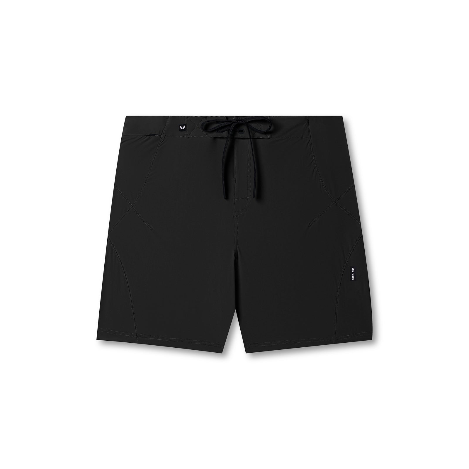 Revolutional Board Short in black, front view