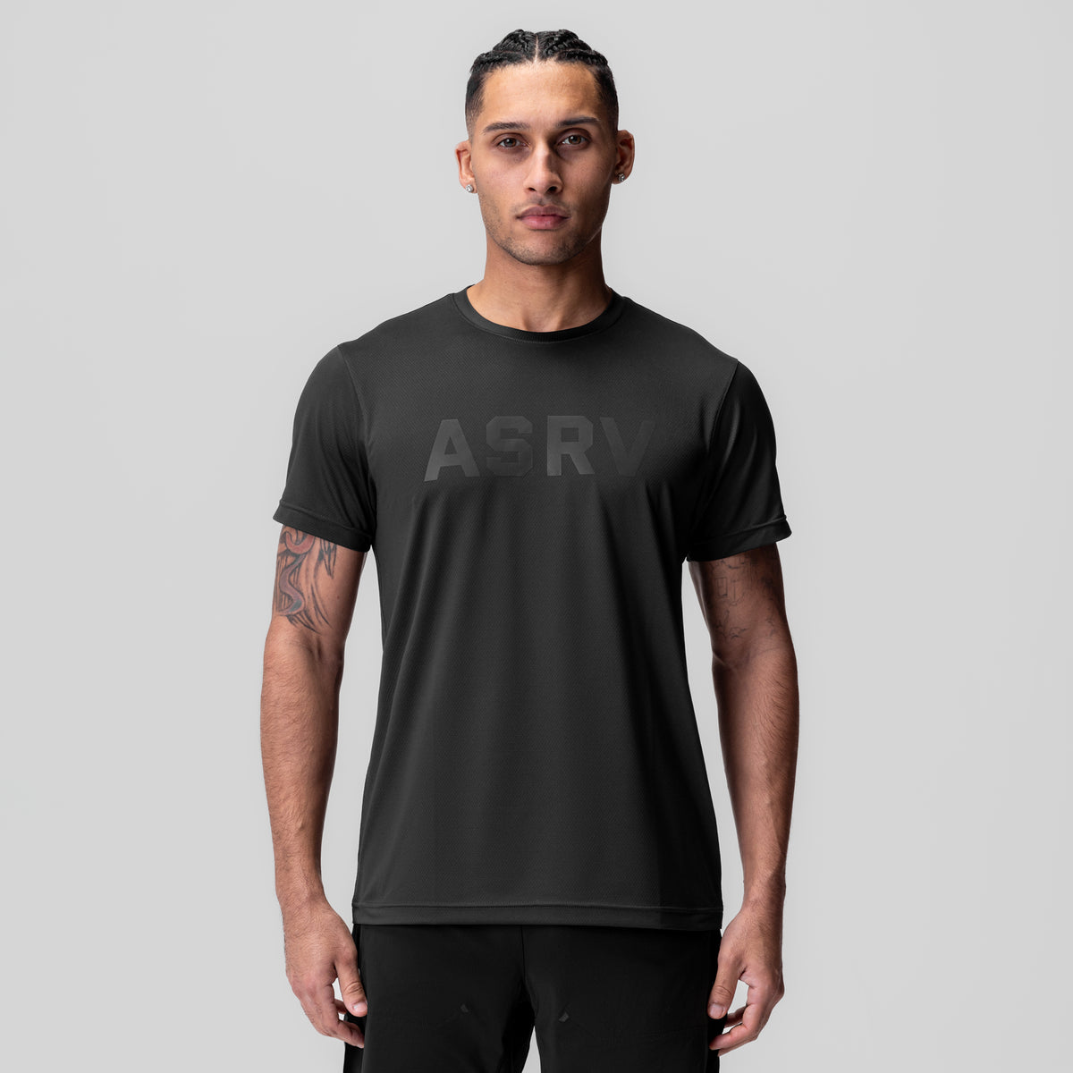 1015. AeroSilver® Essential Tee - Black 