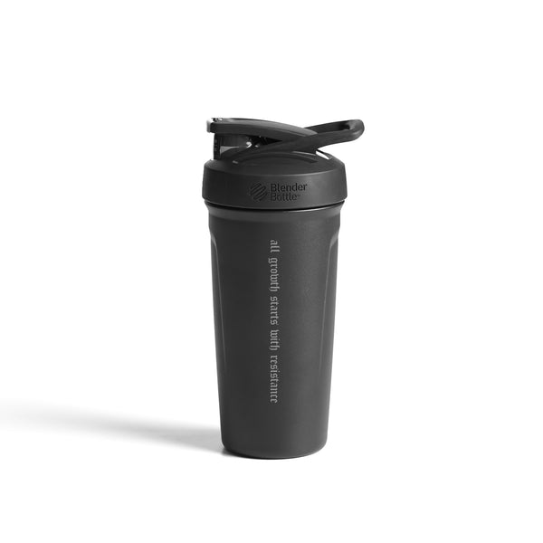 ASRV x Blender Bottle® LE Strada™ Insulated Stainless Steel Shaker - Black “GROWTH”