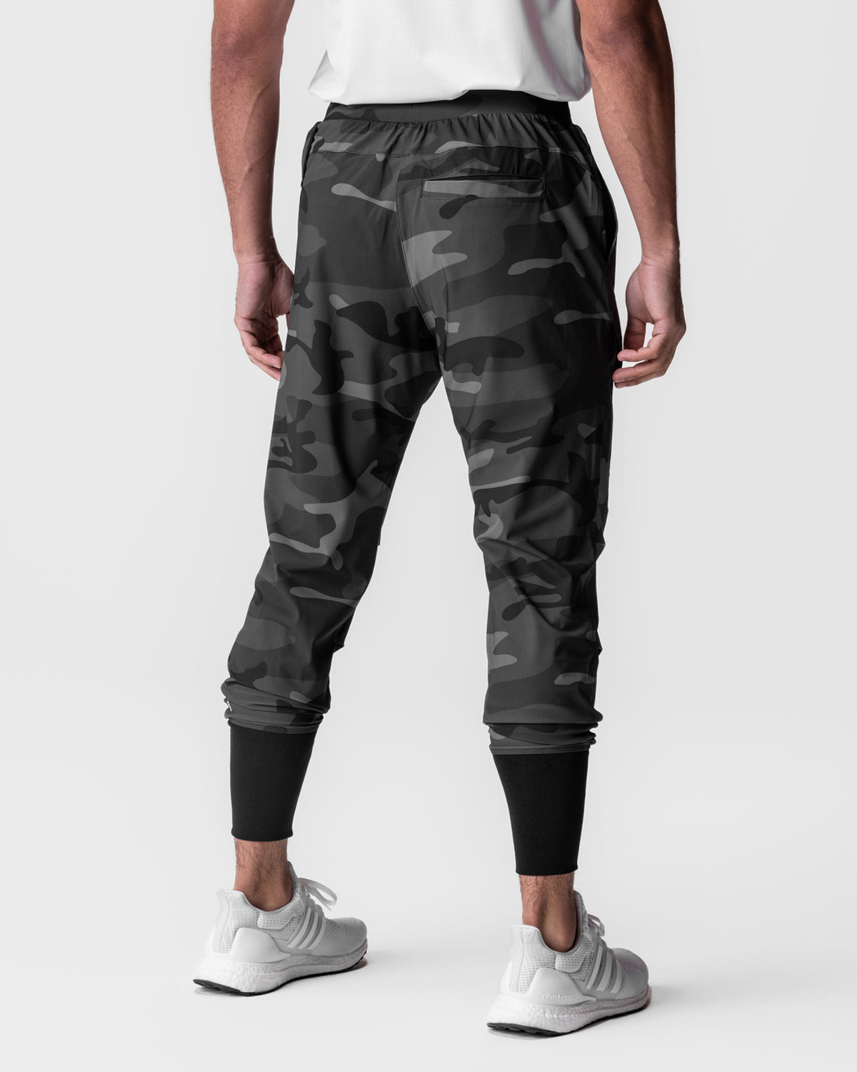0690. Tetra-Lite® Tech High Rib Jogger - Black Camo "Cyber"