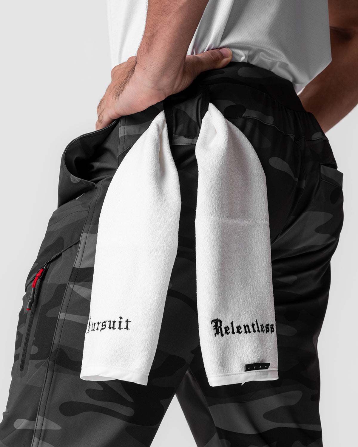 0690. Tetra-Lite® Tech High Rib Jogger - Black Camo "Cyber"