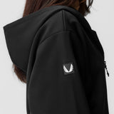 ASRV x Equinox Sorona® French-Terry Oversized Zip Hoodie - Black