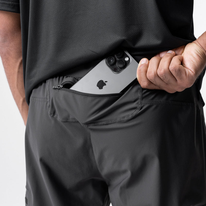 0827. Tetra-Lite™ Inlay Pocket High Rib Jogger - Space Grey