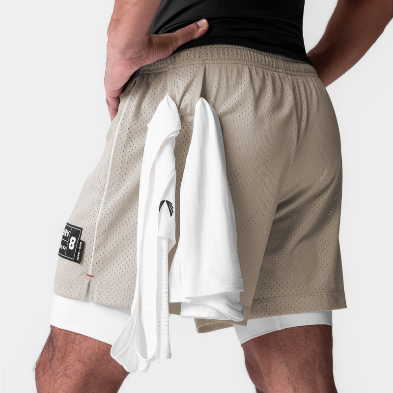 0991. Ion-Mesh 5" Liner Short - Chai