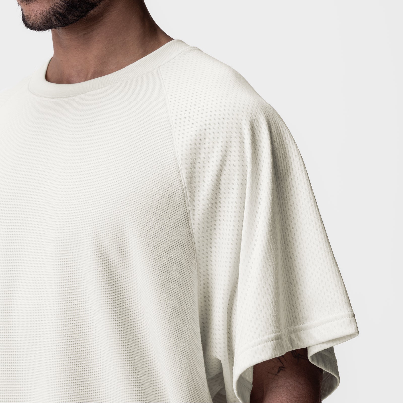最新作売れ筋が満載 Knit Waffle 0946. Oversized ASRV – Cream - Tee トップス