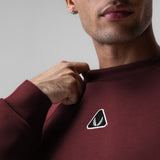 1020. Dri-Core™ Oversized Crewneck - Crimson