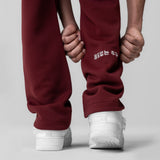 1034. Deltapeak® Straight Leg Sweats - Crimson