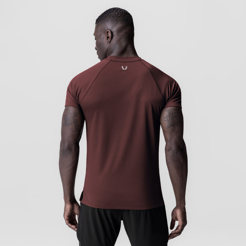 0839. 3D-Lite® 2.0 Lycra®  Fitted Tee - Crimson "OTWR"