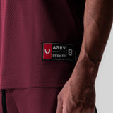 0990. Ion-Mesh Basketball Jersey - Crimson Red