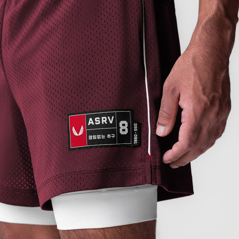 0991. Ion-Mesh 5" Liner Short - Crimson