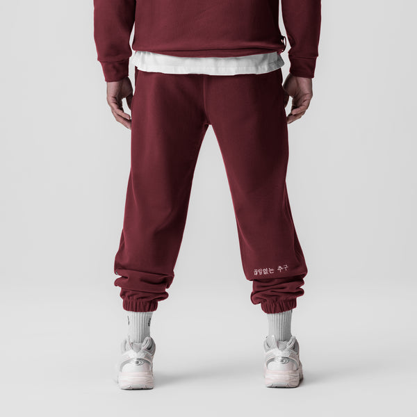 0655. Tech-Terry™ Oversized Sweats - Crimson "Global"