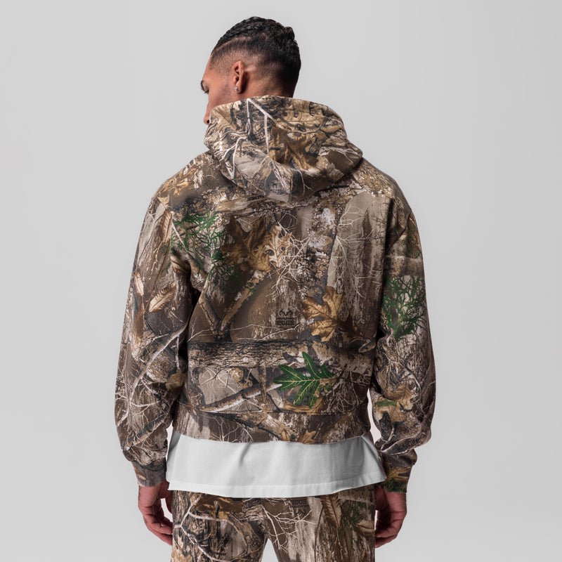 ASRV Tech Essential Distressed Full Zip Gym Hoodie - Realtree Camo | L