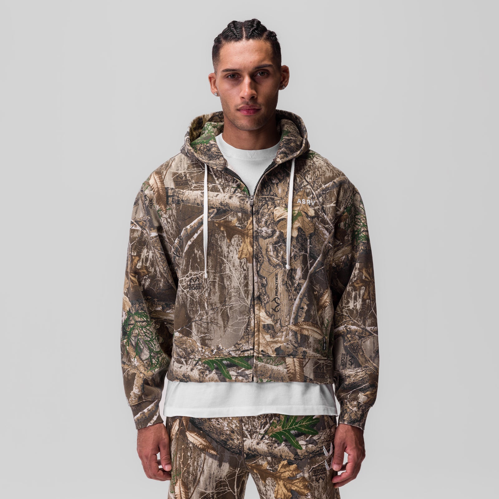 Asrv Realtree Zip Up Hoodie Tech Essential™ Distressed Full Zip