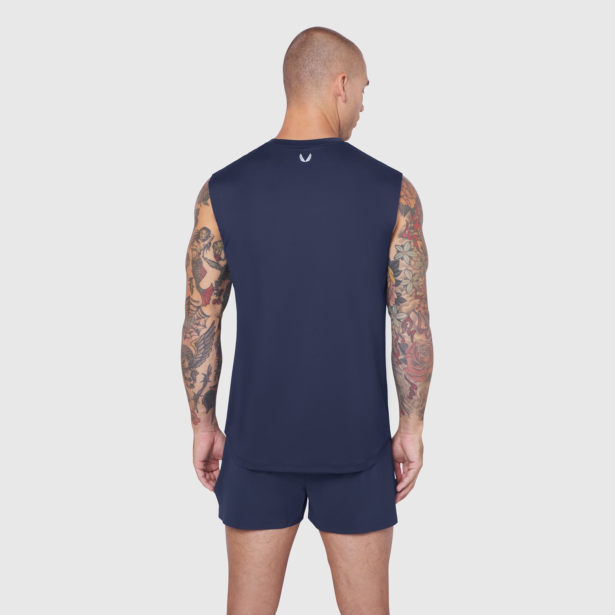 0757. AeroSilver® Cutoff Tank - Navy