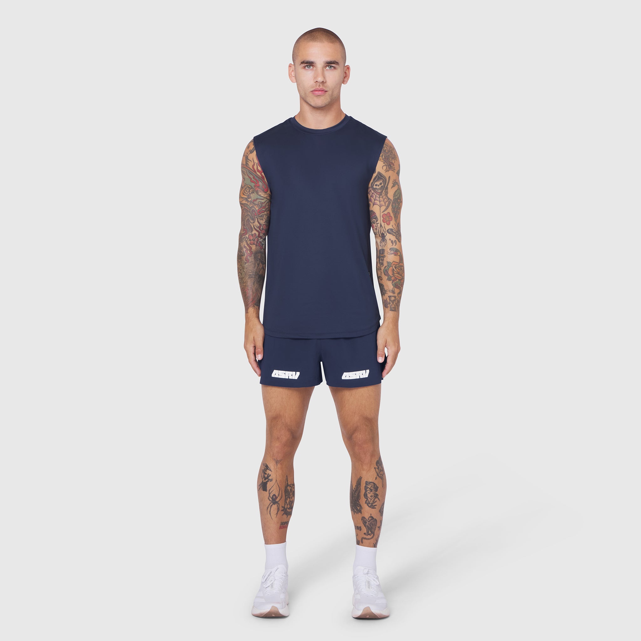 0757. AeroSilver® Cutoff Tank - Navy