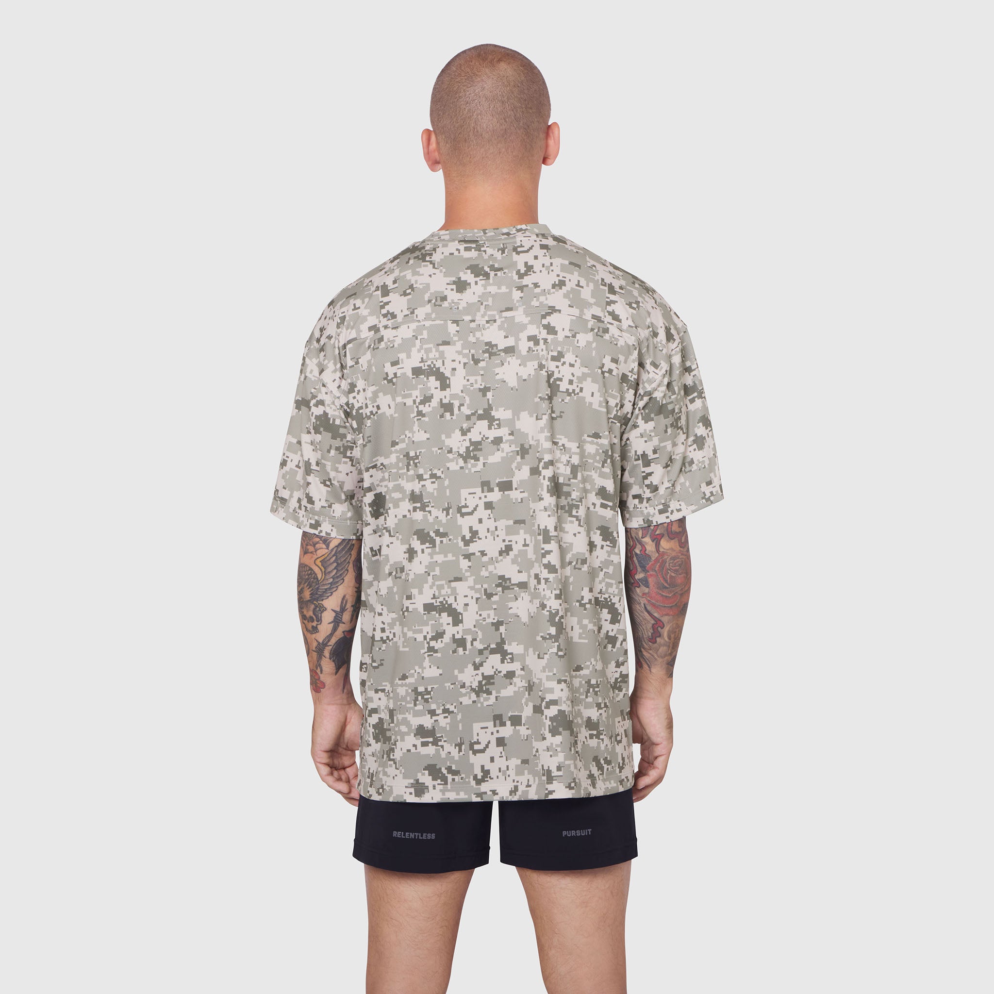 0822. AeroSilver® Oversized Tee - Digital Camo