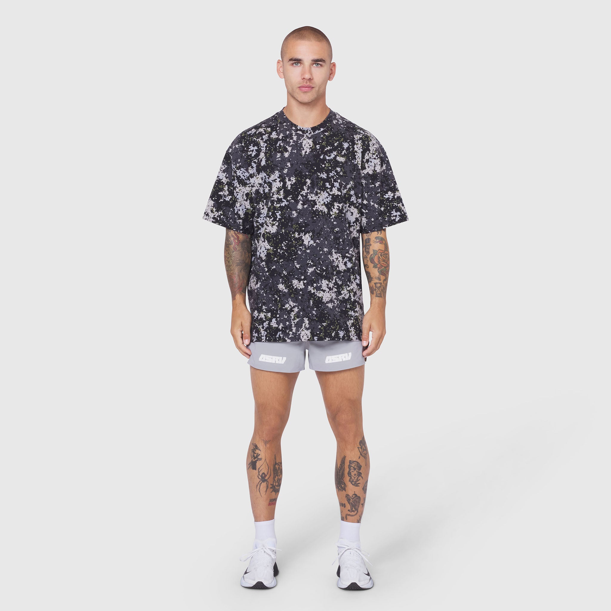 0824. Supima® Oversized Tee - Pixel Camo